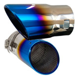 Ponteira Escapamento Esportiva Aço Inox Universal Burned Tip
