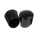 Ponteira Externa Redonda 1 25 4 Mm PVC Preta 20 Pçs