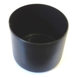 Ponteira Externa Tampa Plastica Redonda Tubo 3 4 100 Pçs Cor Preto
