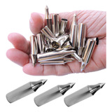 Ponteira Flecha Maciça Broadheads Rmp8 Aço 8mm Cola 20 Pçs