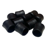 Ponteira Pé Cadeira Externa Redonda 5 16 8mm Preta 100un