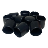 Ponteira Pé Cadeira Pvc Externa 1pol 25mm 2 5cm Preta 100un