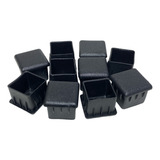 Ponteira Pé Cadeira Quadrada Interna 30 X 30mm 1 1 4 16un