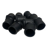 Ponteira Pé Sapata De Borracha Para Cadeira 1 Pol 25mm 100un Cor Preto
