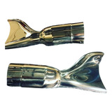 Ponteira Rabo De Peixe 3 X 1 20mm Par Inox