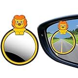 Ponto Cego  Espelhos Convexos Redondos Vista Traseira   Espelho Retrovisor Ajustável 360  Para Carros  SUVs  Motocicletas  Caminhões  Trailers Xiaofeigun