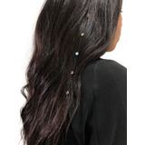 Ponto De Luz Strass Com Tic Tac 30cm Fio Nilon Transparente
