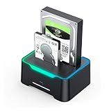 PONTO DO NERD Dock Station SATA 2 5 E 3 5 Com 2 Entradas RGB USB 3 0 Função Clone Offline