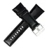 Poolsy Pulseira Para Relógio Em Couro Legítimo Cor Preto Largura 20 Mm