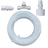 Poolzilla 1 Kit De Spray De Escorregador De Piscina Tubo De 30 M Bocais E Conector Para Escorregadores De água De Piscina Retos Ou Curvos