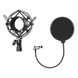 Pop Filter Filtro Anti Puff Shock Mount Aranha
