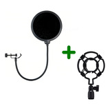 Pop Filter Filtro Anti Puff Shock Mount Aranha