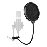 Pop Filter Microfone Flexível Tela Anti