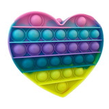 Pop It Brinquedo Fidget Toy Anti Stress Coração 13cm