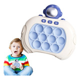 Pop It Brinquedo Mini Game Eletronico Ursinho Astronauta Gato Coelho Design Urso Astronauta Coelho Gato Azul