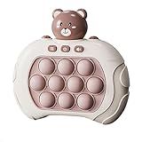 Pop It Eletrônico Brinquedo Anti Stress Adulto E Criança Pop It Fidget Toy Brinquedo Anti Stress Sensorial (urso Marrom)