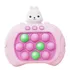 Pop It Eletrônico Jogo Anti Stress Fidget Cor Coelho Rosa Cor Coelha Rosa