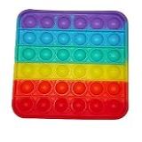 fidget brinquedo stress bolha sensorial quadrado