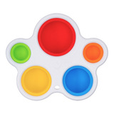 Pop it Fidget Toy Empurre Bolha Anti stress Colorido Buba