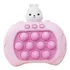 Pop-it Mini Gamer Brinquedo Anti Stress Popit Eletrônico Som Cor Pop It Coelhinha