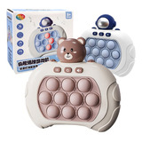 Pop It Mini Gamer Console Anti Stress Brinquedo Eletrônico Cor Marrom