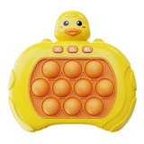 Pop-it Mini Gamer Eletrônico Anti Stress Coelho Astronauta Cor Pato- Amarelo