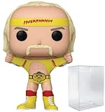 POP WWE Hulk Hogan Hulkamania Com Cinto Funko Boneco De Vinil Junto Com Capa Protetora De Caixa Compatível Multicolorido 9 5 Cm