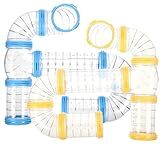 POPETPOP 2 Conjuntos Kit De Tubo De Hamster Brinquedos De Exercício De Hamster Brinquedo De Tubo De Gaiola De Rato Pequeno Túnel De Estimação Casinha De Hamster Pp O Rato Gaiola De Hamster