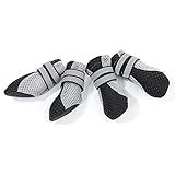 POPETPOP 4 Pcs Botas De Cachorro Botinhas De Cachorro Sapatos De Cachorro Sapatos Para Cachorro Pequeno Sapatos Para Cães Grandes Botinhas Para Cachorro Sapatos De Caminhada O Cachorro