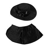 POPETPOP Traje Do Cão Do Dia Das Bruxas Manto Preto E Peruca Conjunto Trajes Para Animais De Estimação Vestuário Para Pequeno Cão Gato Filhote De Cachorro Tamanho S