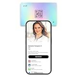 Popl Cartão De Visita Digital - Cartão De Rede Nfc Inteligente - Toque Para Compartilhar - Iphone E Android (prism)