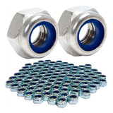 Porca Autotravante Parlock M3 Passo 0 5mm Zincada C 100 Pcs