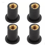 Porca Bucha 4 Mm Bolha Carenagem 4 Un Kawasaki yamaha honda