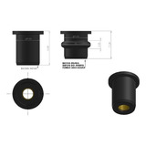 Porca Bucha Carenagem Abas Tanque Xt 600 Todas Kit 4 Peças