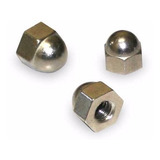 Porca Calota 1 4 Chave 7 16 Zamak Niquelado emb C 50 Unid 