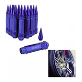 Porca De Roda Lug Nuts Jdm 20pçs 90 50mm M12 X 1 5 Azul