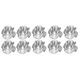 Porca Garra 5 16 Zincada Para Fixação De Madeira 10 Peças