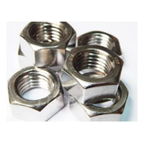 Porca Inox Sextavada M4  chave 7  Passo 0 7   100 Unidades