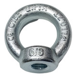 Porca Olhal Suspensão 5 8 Rosca Unc Din580 700kgf 35 Peças