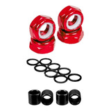 Porca Para Eixo Skate Espaçadores E Arruelas Speed Rings 8