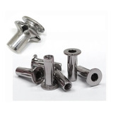 Porca Rebite Plusnut M6 Para Metal Plástico Fibra 100 Un 