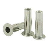 Porca Rebite Plusnut M6 Para Metal Plástico Fibra 50 Un 