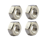 Porca Sextavada Inox M5 Pacote 100 Peças Inox A2