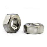 Porca Sextavada Inox M8 Pacote 100 Peças Inox A2