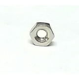 Porca Sextavada M2 X 0 40mm Inox 100 Peças