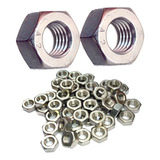 Porca Sextavada M8 Aço Inox 50 Unidades