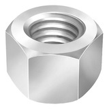 Porca Sextavada Ma 08 00mm Inox 100 Peças Ciser