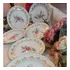 Porcelana Jantar 6 Pratos Antigos Rasos- Lindos-