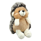 Porco Espinho De Pelúcia Marrom 24 Cm Alt X 18 Cm Larg Cor Marrom claro