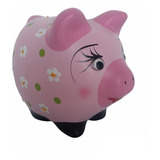 Porco Porquinho Cofre Cofrinho Porta Moeda Pig Rosa Dinheiro